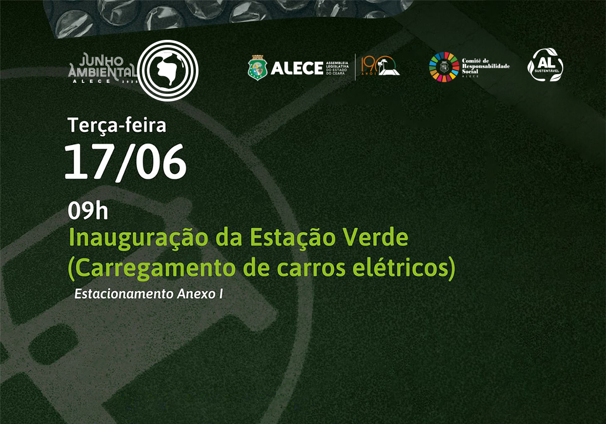 Alece inaugura Estação Verde para carregamento de carros elétricos nesta terça-feira