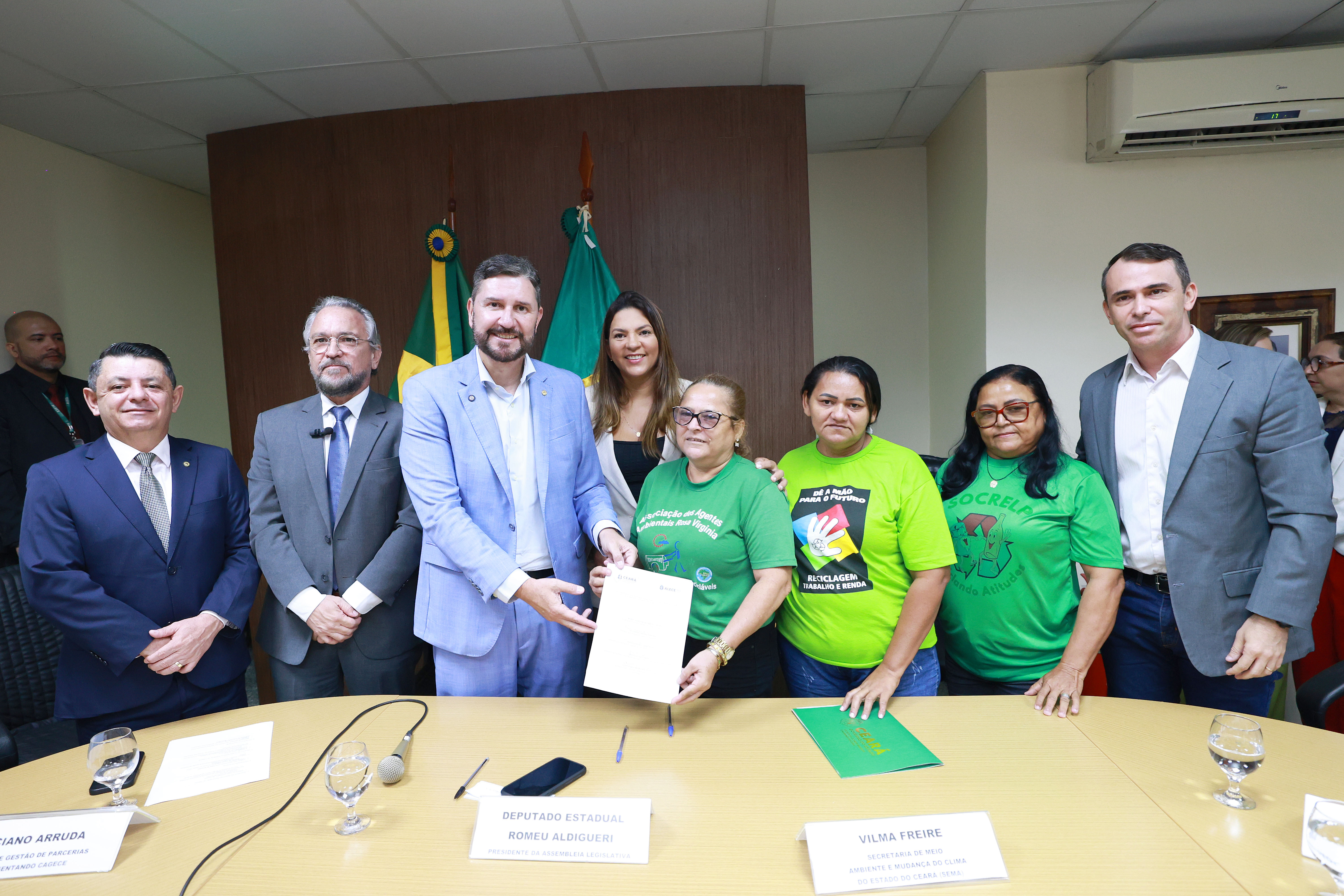 O momento faz parte das atividades do Junho Ambiental na Alece