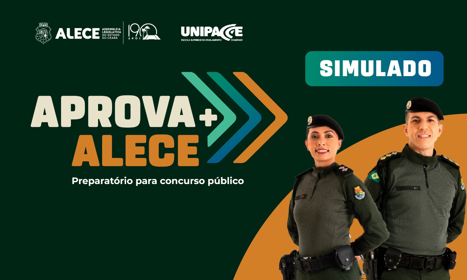 Primeiro Simulado do Aprova+ reúne mais de 150 alunos em preparação para o concurso da PMCE