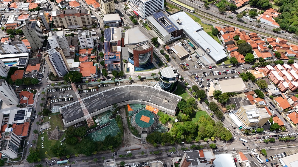 Vista aérea da Alece