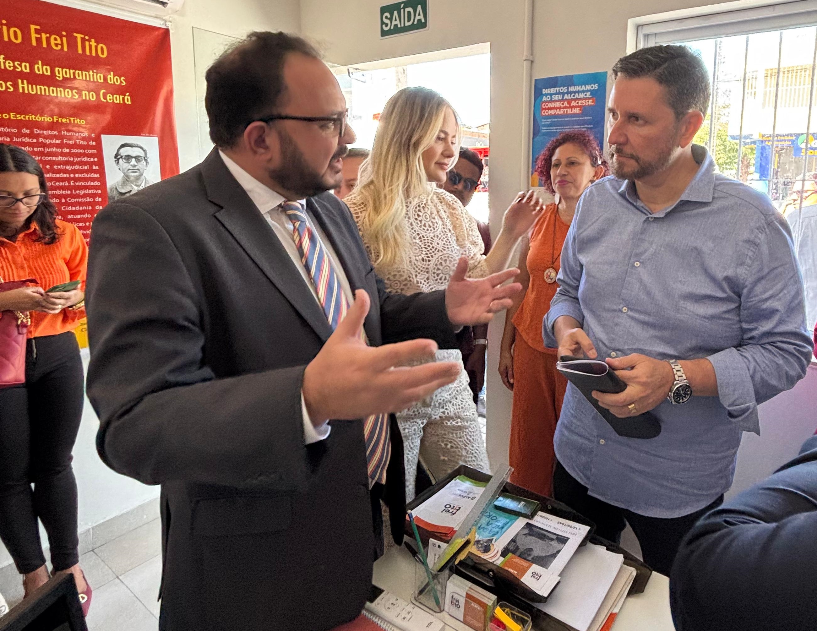 Presidente da Alece, deputado Romeu Aldigueri (PSB) conheceu o trabalho do Escritório Frei Tito de Alencar no Crato