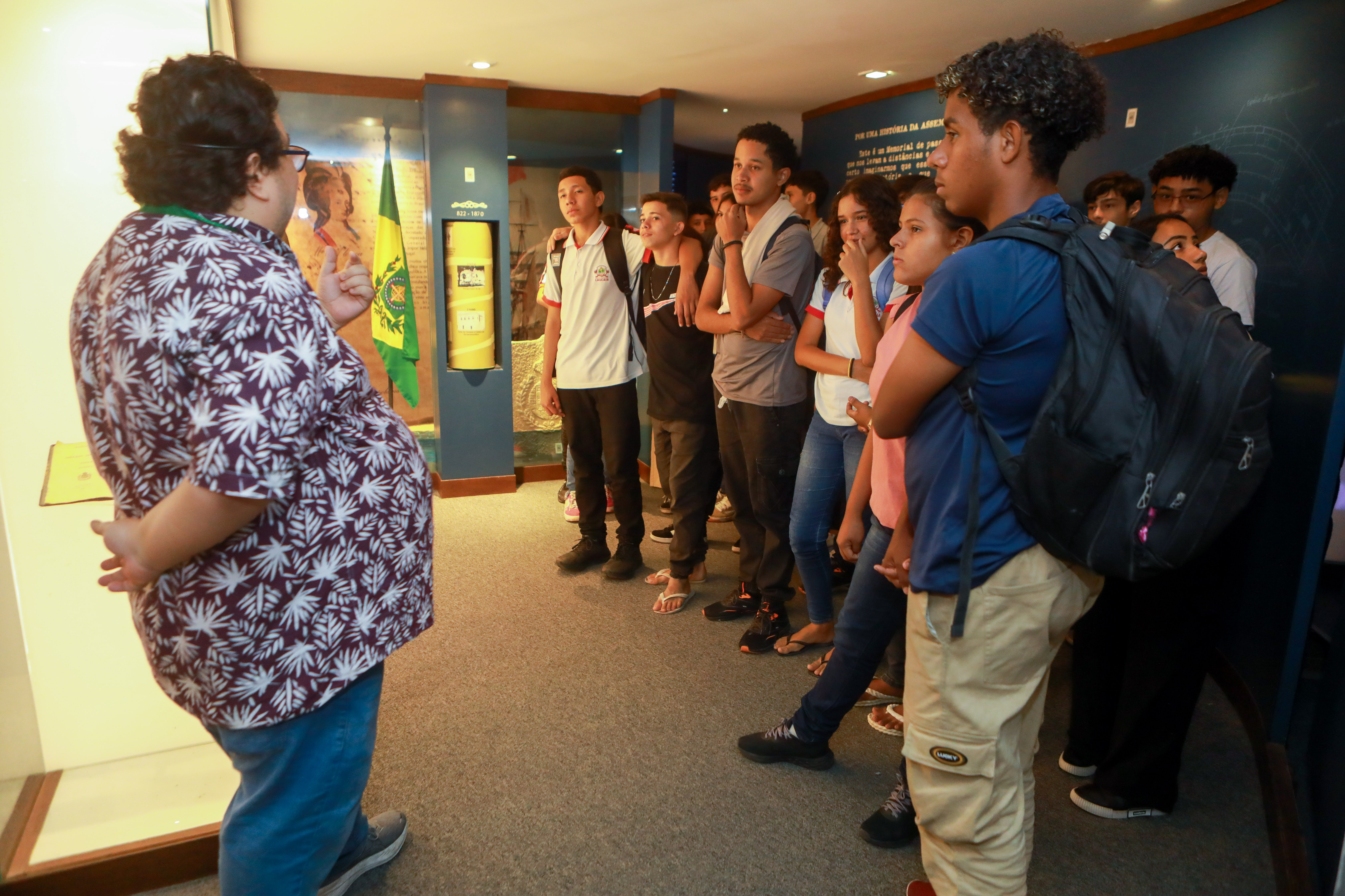 Estudantes são maioria nas visitas mediadas do Malce - Foto: Érika Fonseca