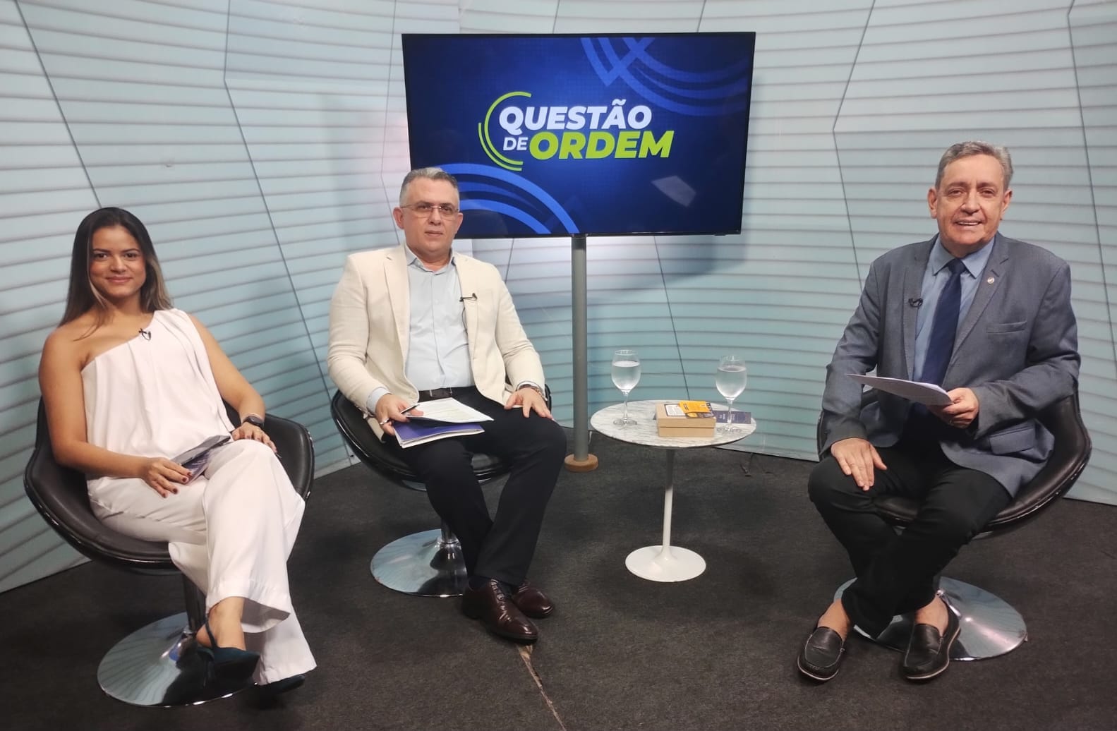 Sabrina Santos, Cláudio Fernandes de Freitas e Renato Abreu