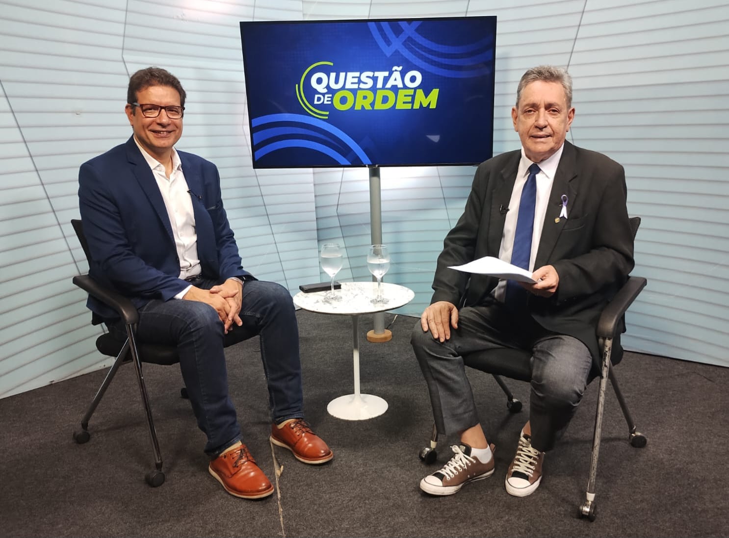 Deputado Renato Roseno (Psol) e Renato Abreu