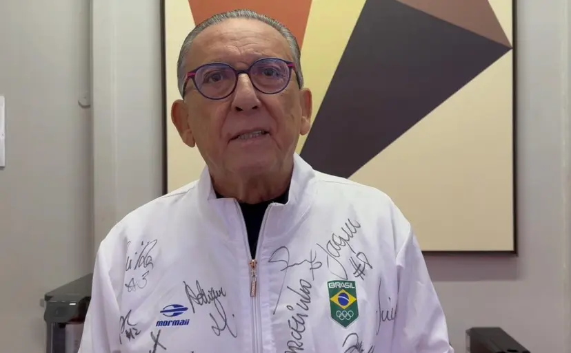 Narrador esportivo Galvão Bueno