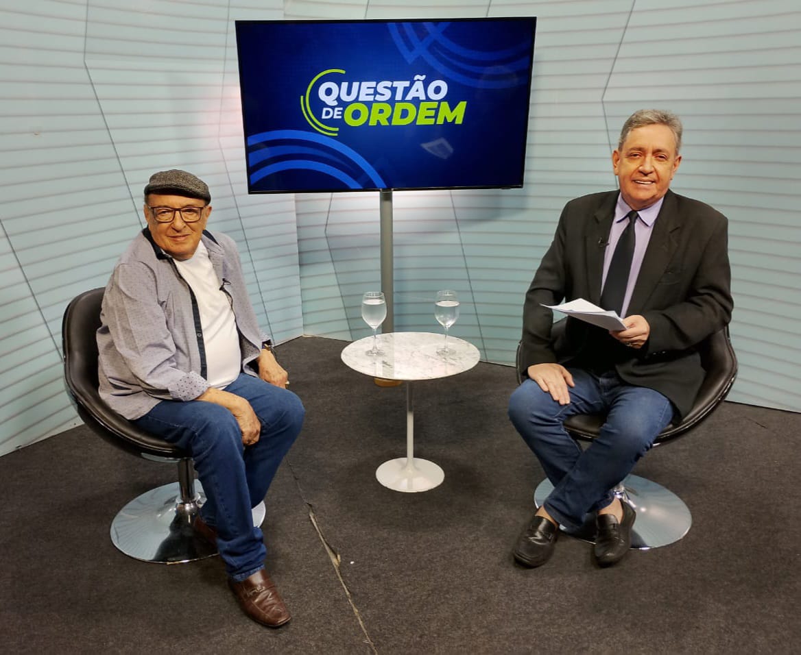 Cabeleireiro Gurgel do Amaral e jornalista Renato Abreu