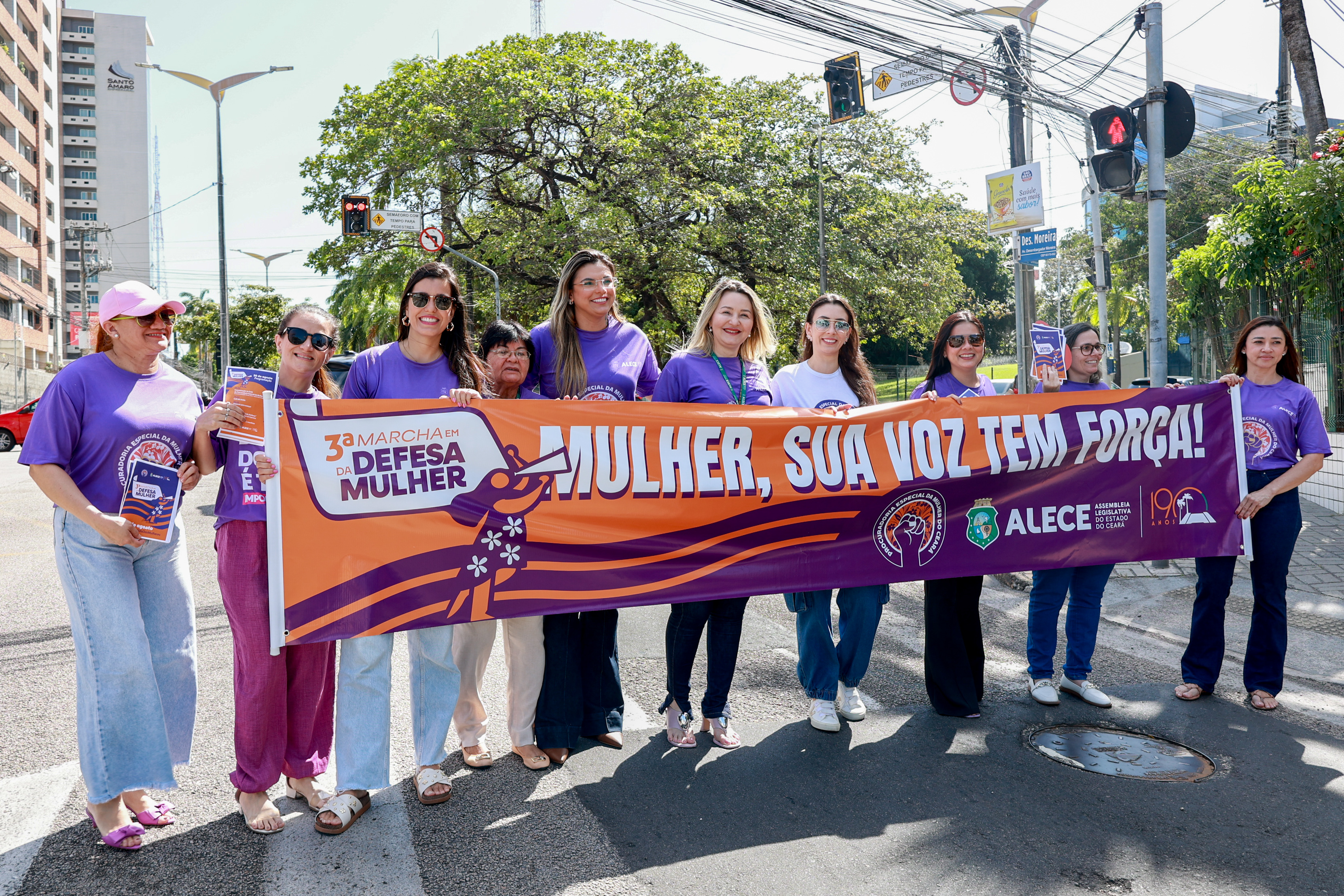 Mobilização divulgou Marcha que acontecerá no dia 30 de agosto