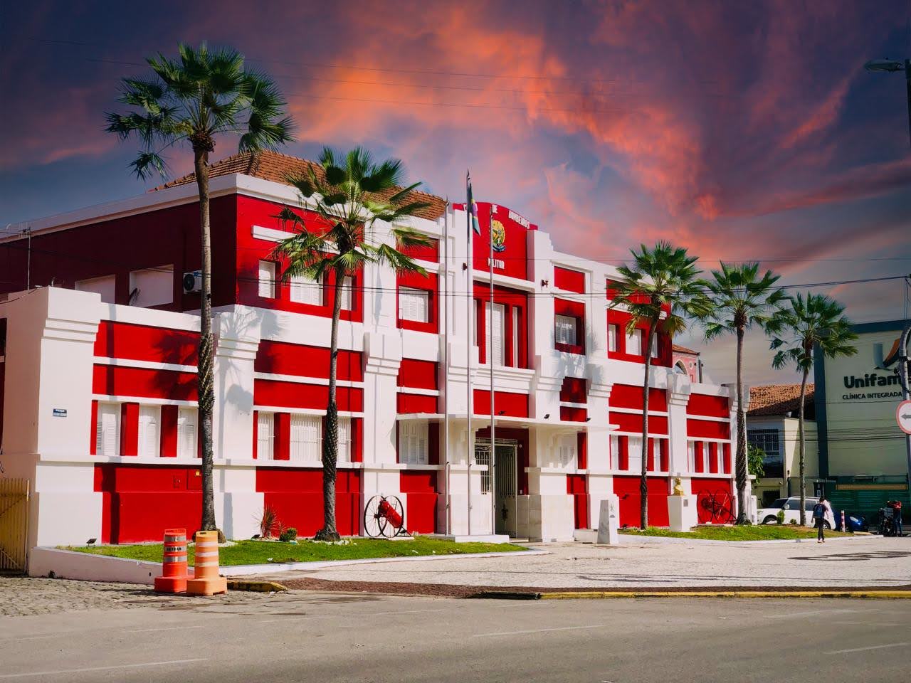 Prédio histórico do Corpo de Bombeiros do Estado do Ceará localizado no bairro Jacarecanga, em Fortaleza