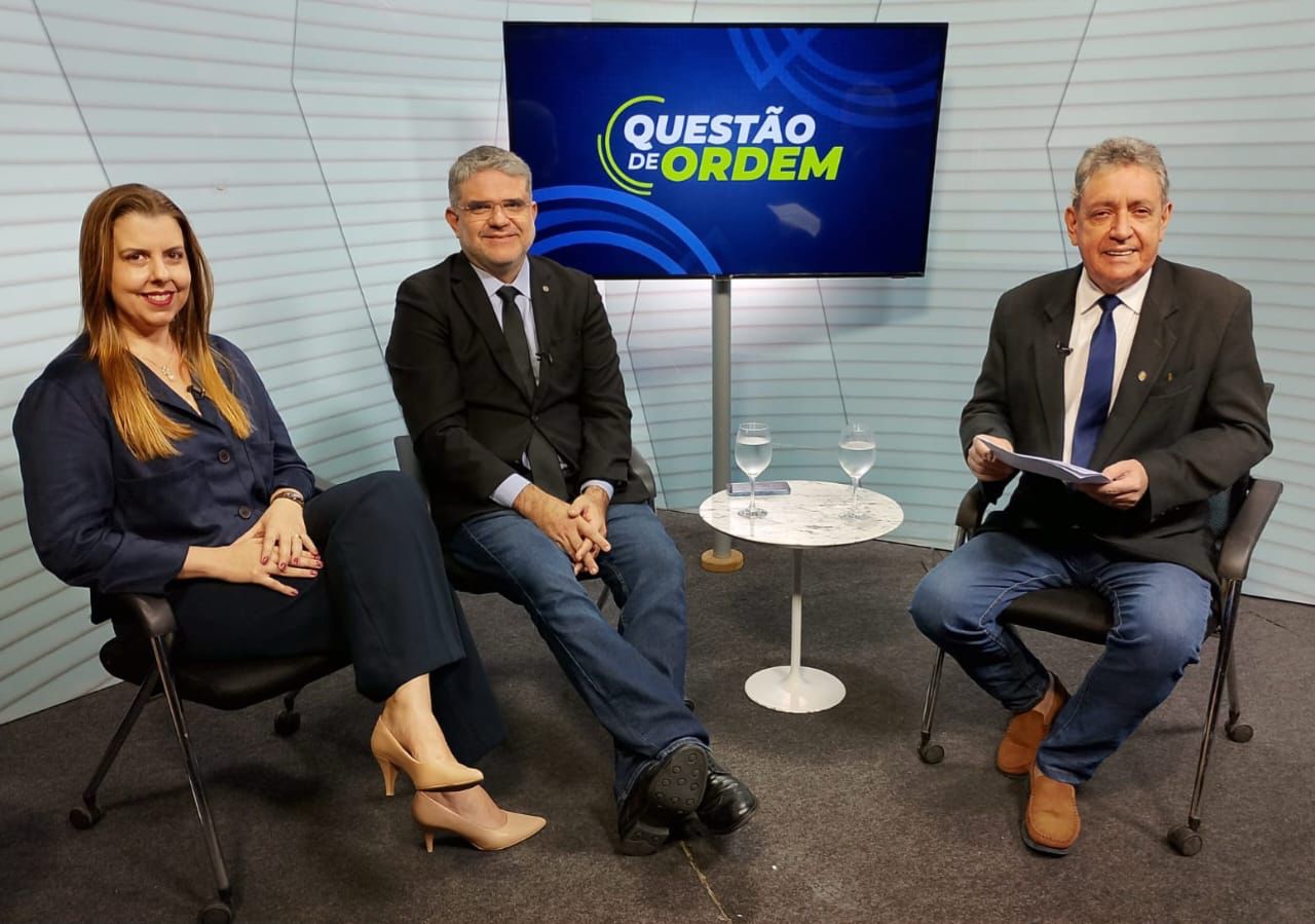 Isabel Chaves, deputado Leonardo Pinheiro (Progressistas) e Renato Abreu