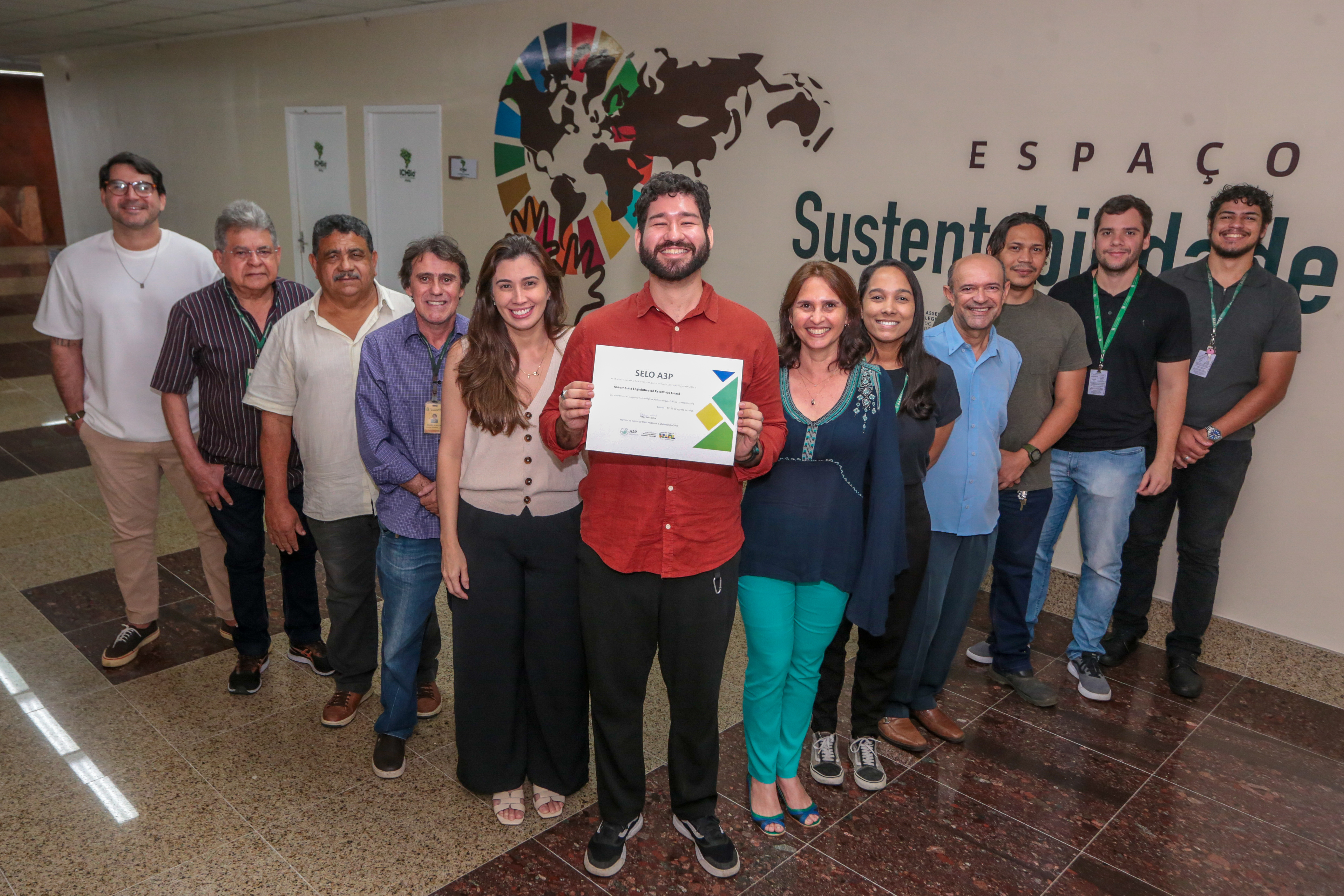 Equipe da Célula de Sustentabilidade e Gestão Ambiental da Alece