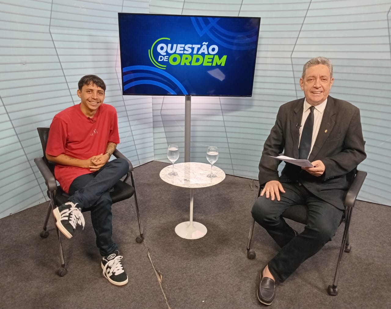 Deputado Léo Suricate e Renato Abreu