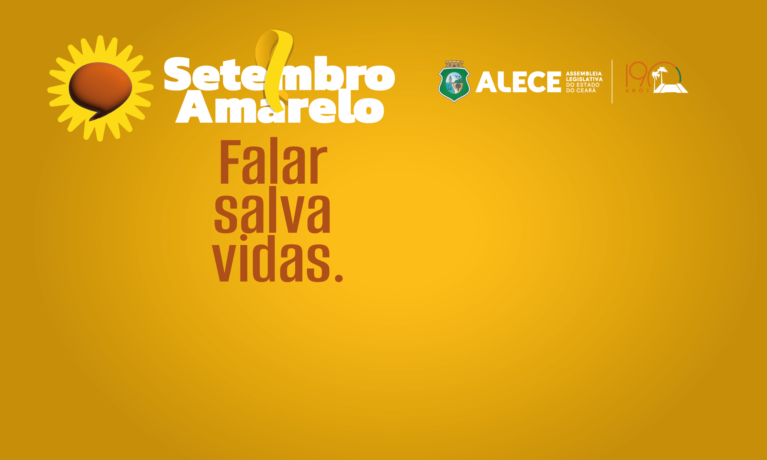 Alece lança campanha Setembro Amarelo nesta quarta-feira (10/09)