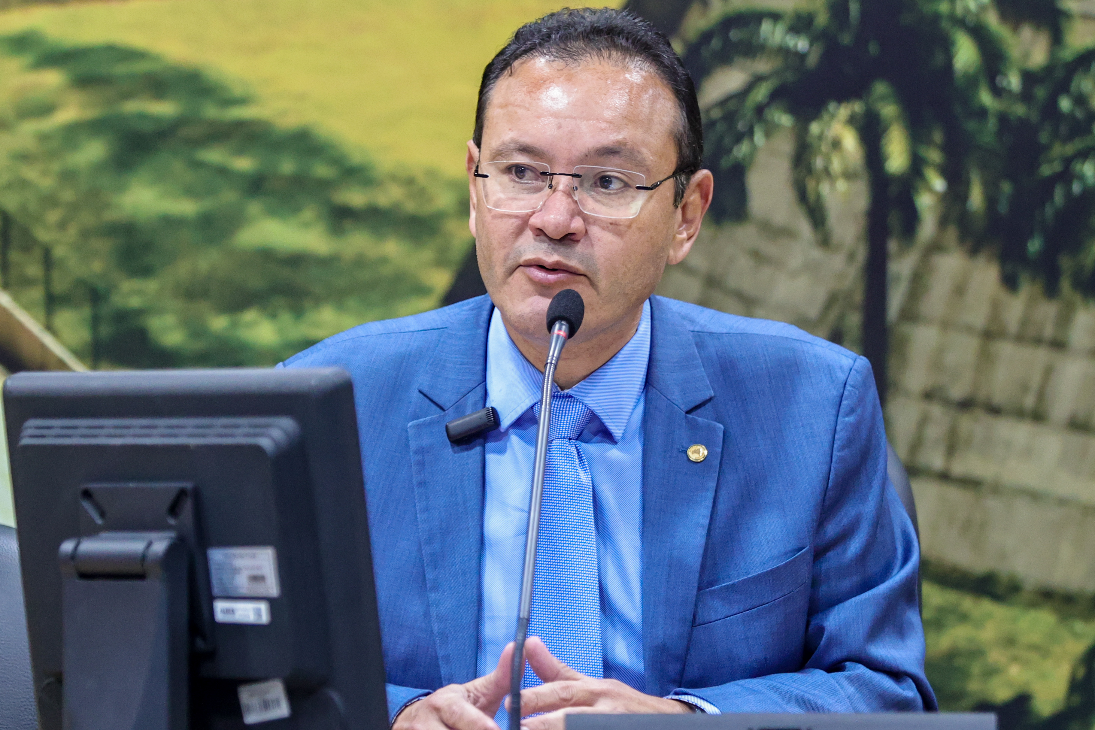 Deputado Stuart Castro (Avante) conduziu a reunião do colegiado