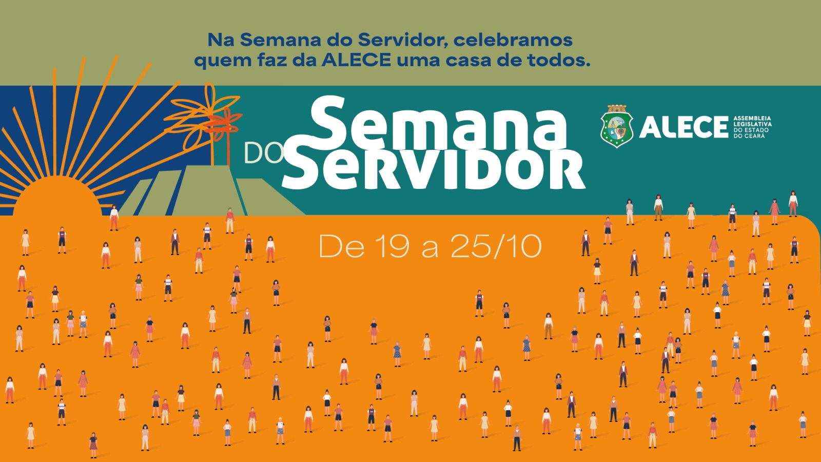 Alece promove Semana do Servidor 2025; passeio ciclístico abre programação no domingo