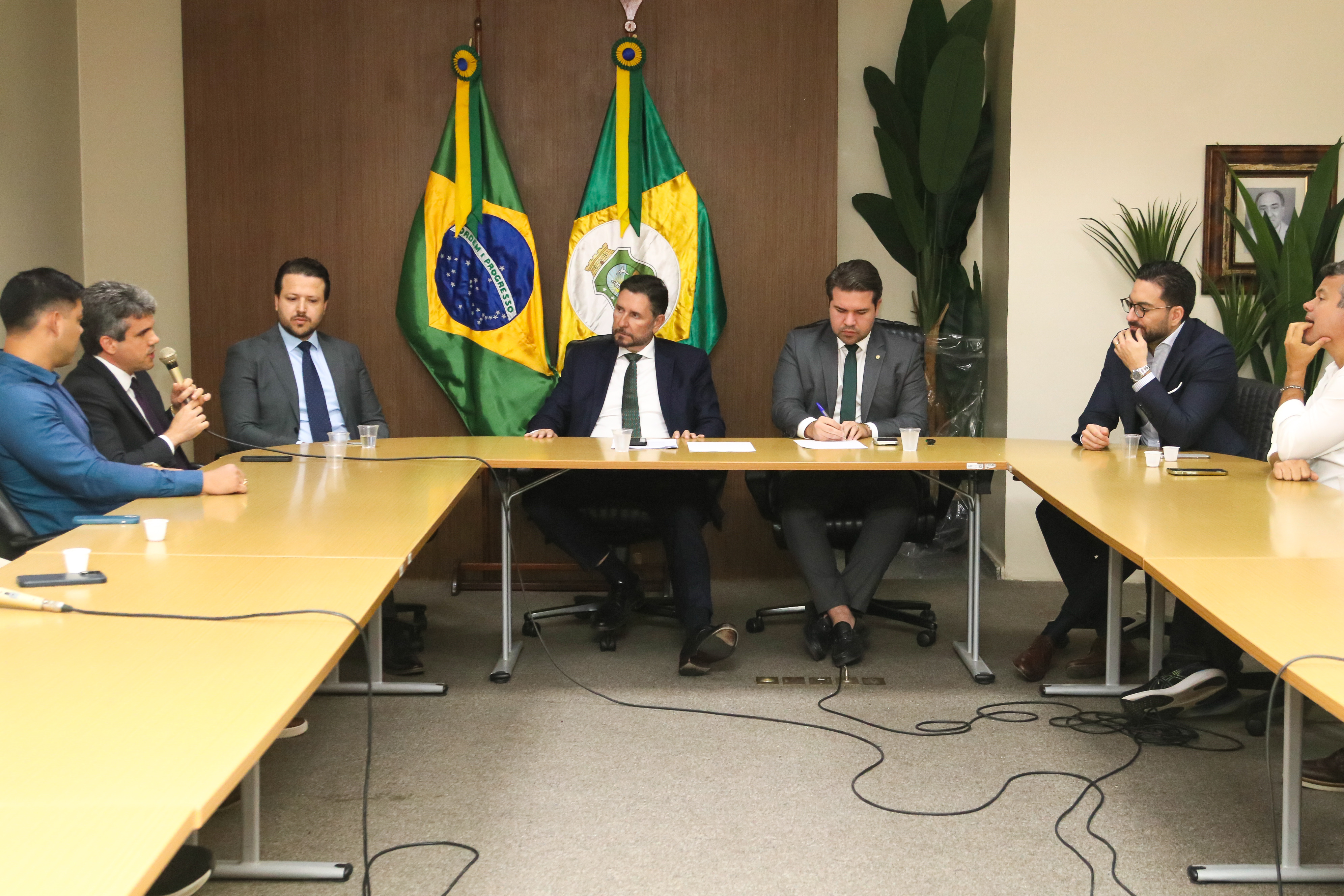 Reunião foi realizada no Salão Nobre da Presidência na manhã desta quarta-feira (29/10)