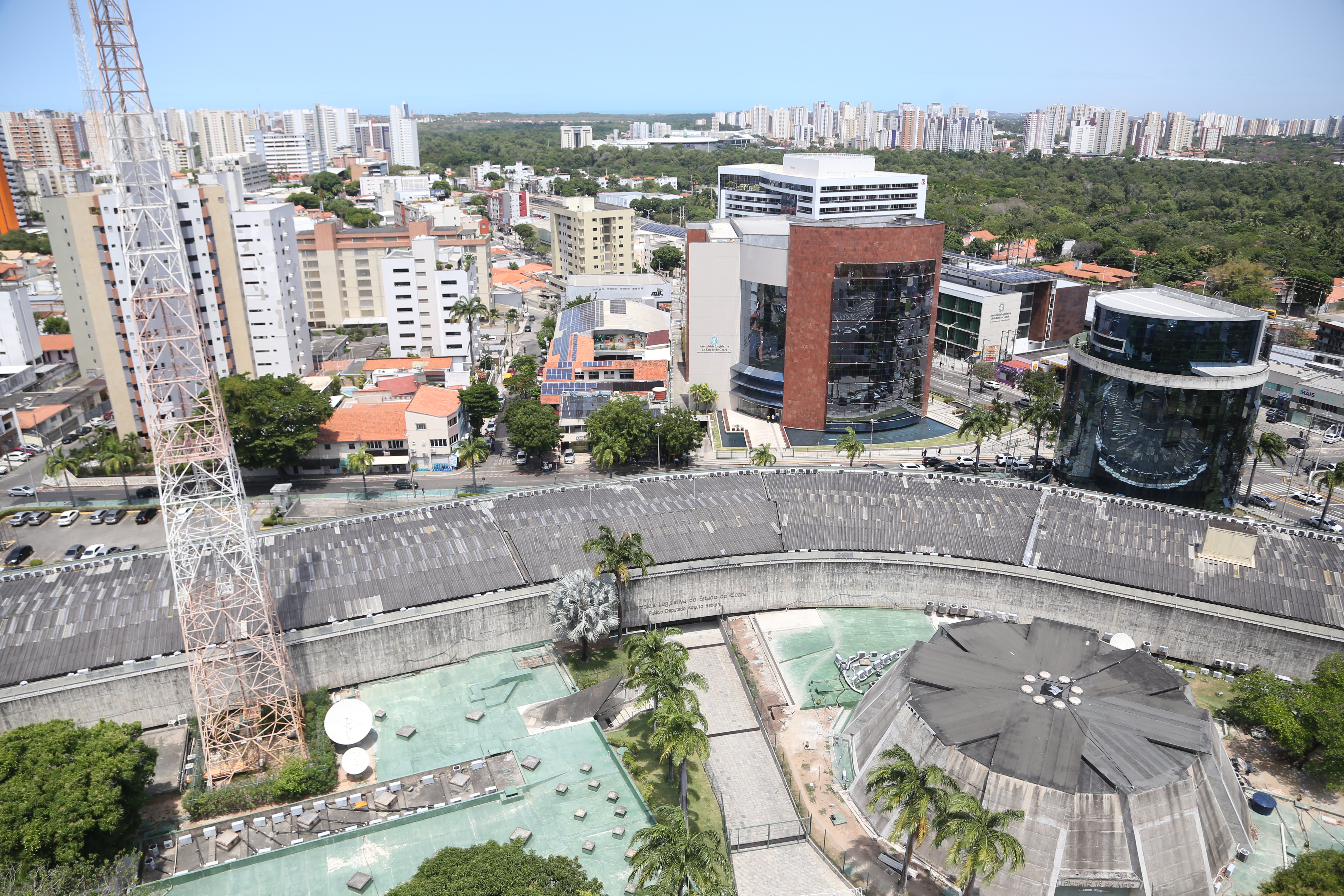 Vista aérea da Alece