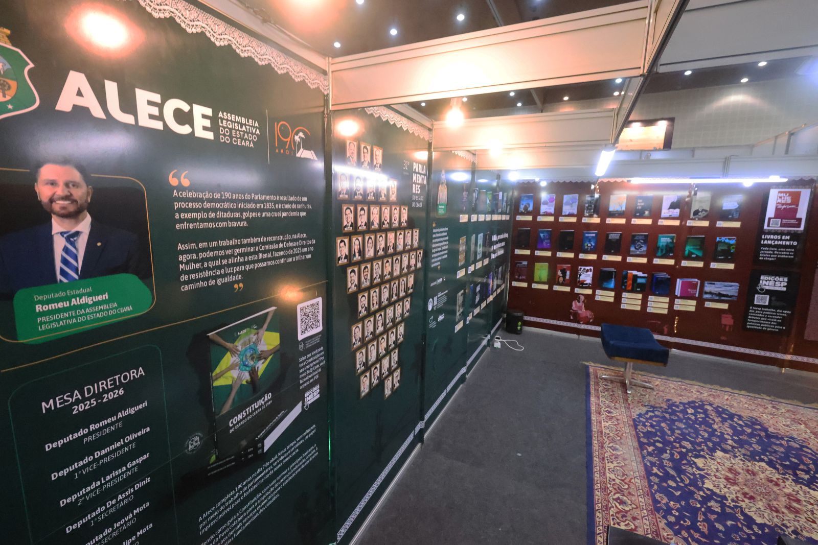 Alece contou com estande na Bienal do Livro em abril de 2025