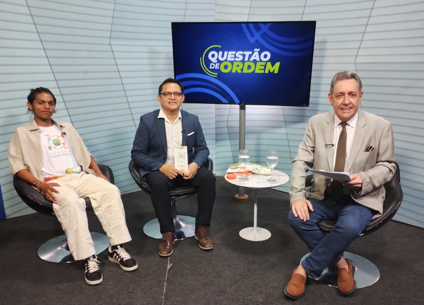 Diêgo Sousa (Inaiê),  Renato Pedrosa e Renato Abreu