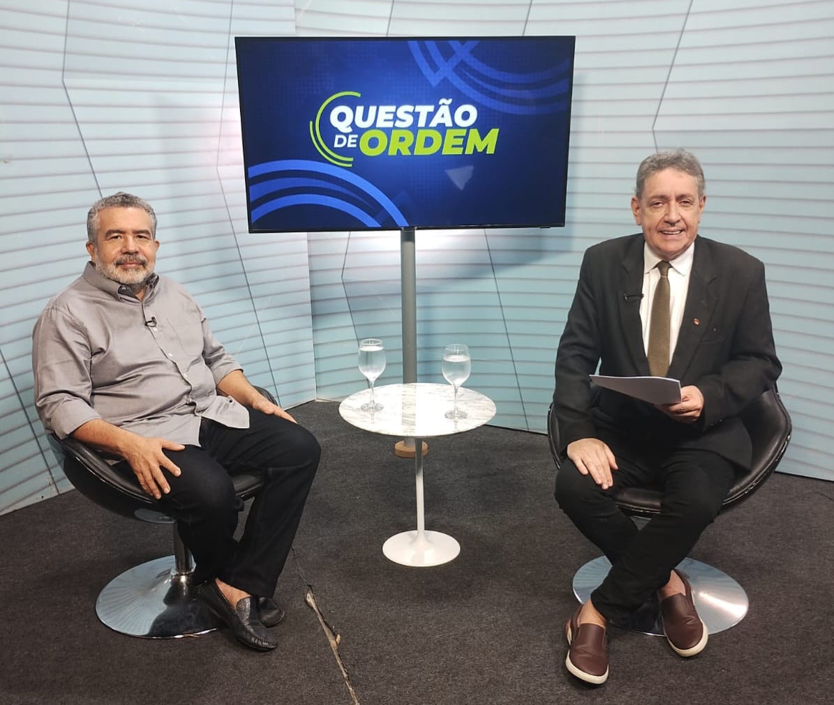 Felipe Barroso e Renato Abreu no Questão de Ordem