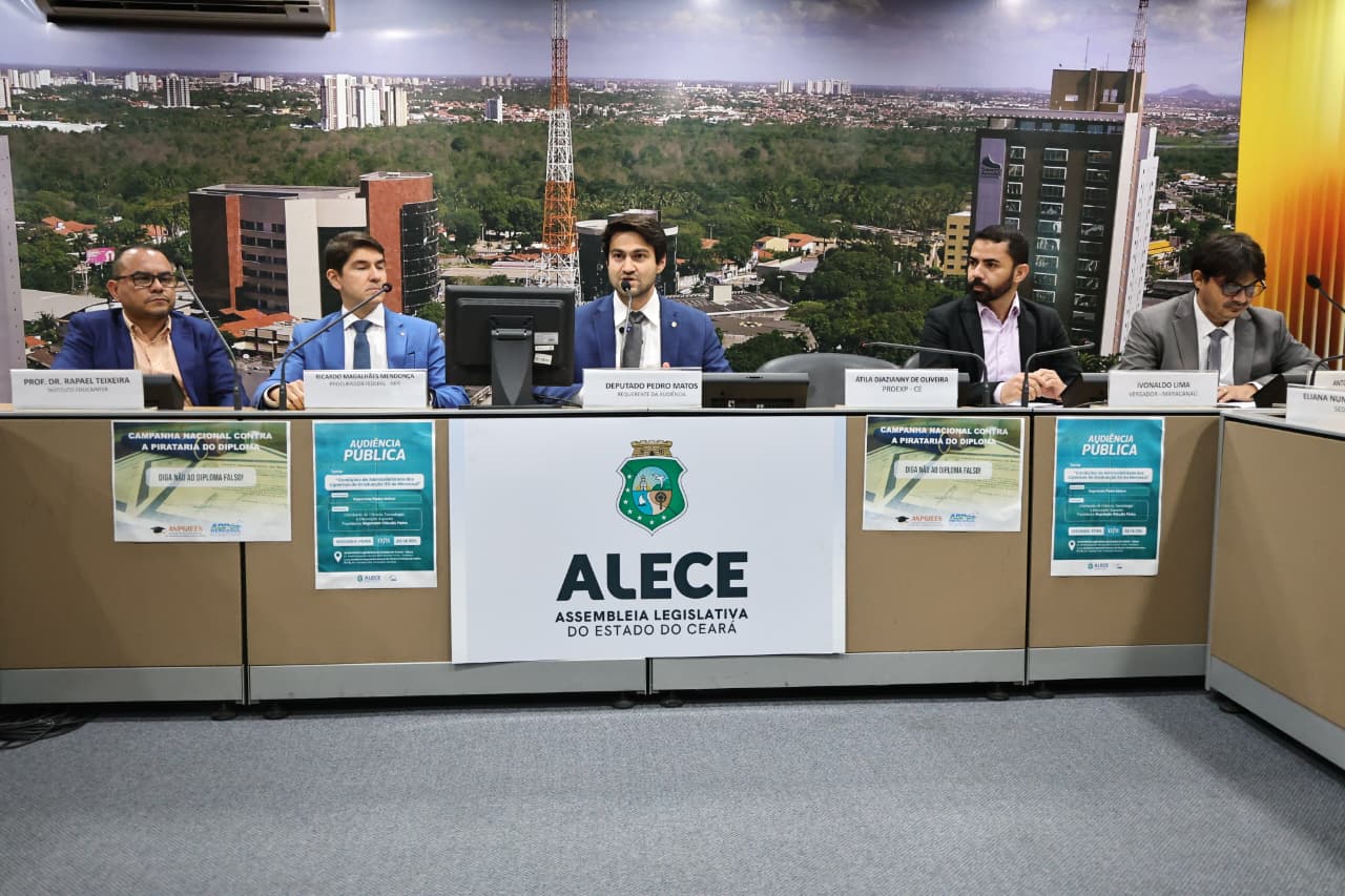 Acesso ao reconhecimento de diplomas estrangeiros é defendido em audiência na Alece