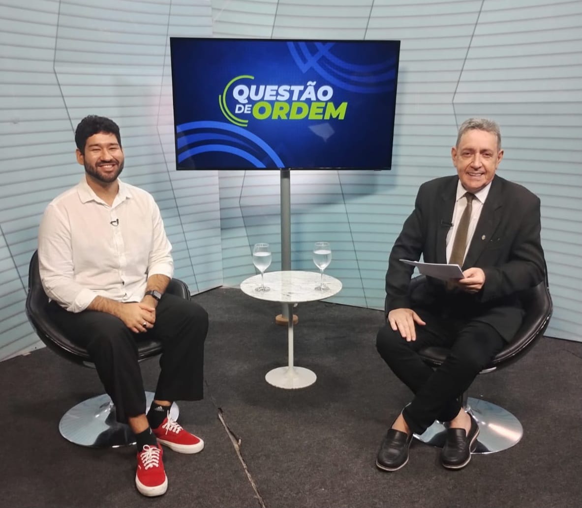 Yuri Passos e Renato Abreu no Questão de Ordem