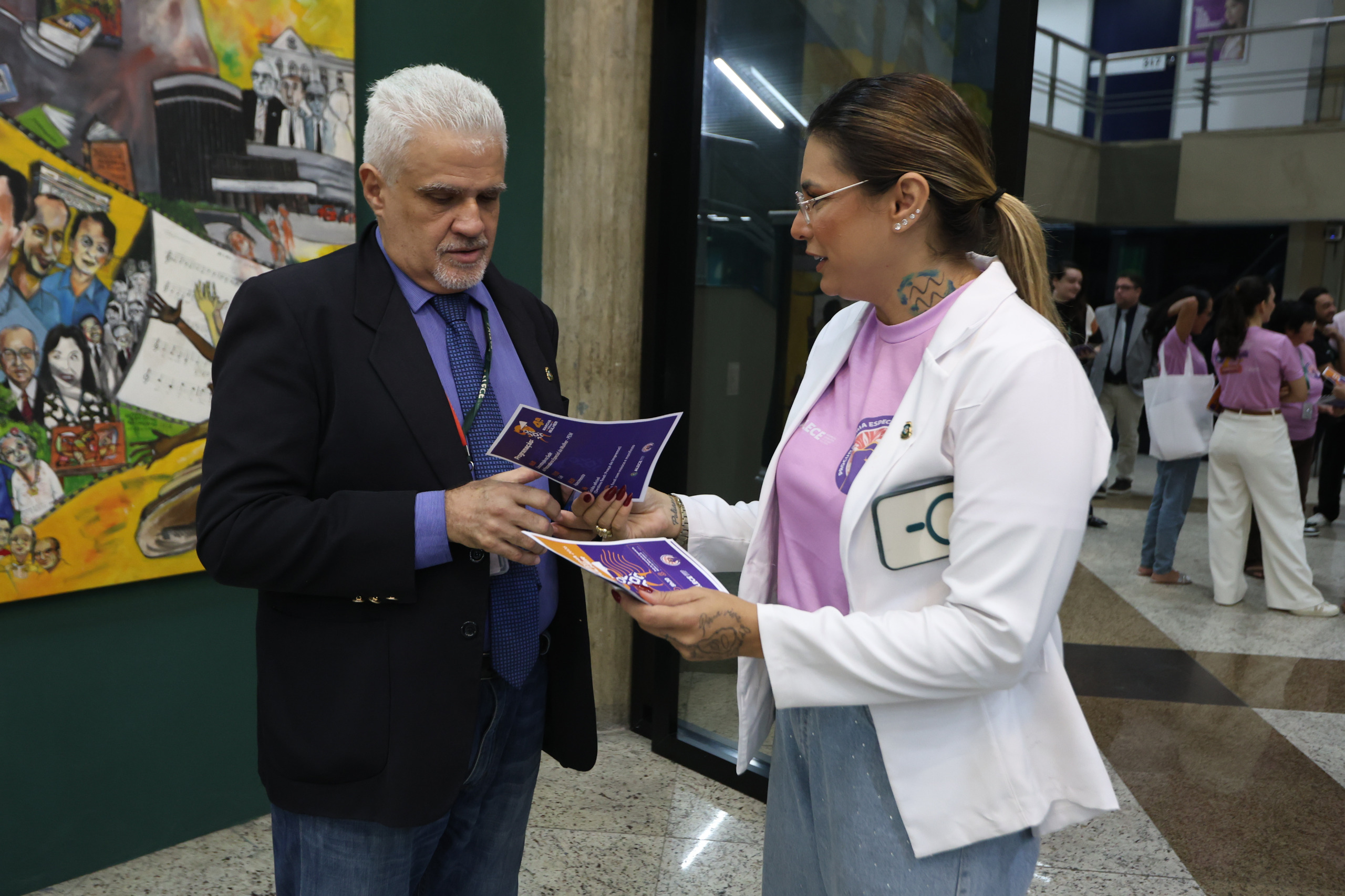 Mobilização ocorreu no hall do Plenário 13 de Maio