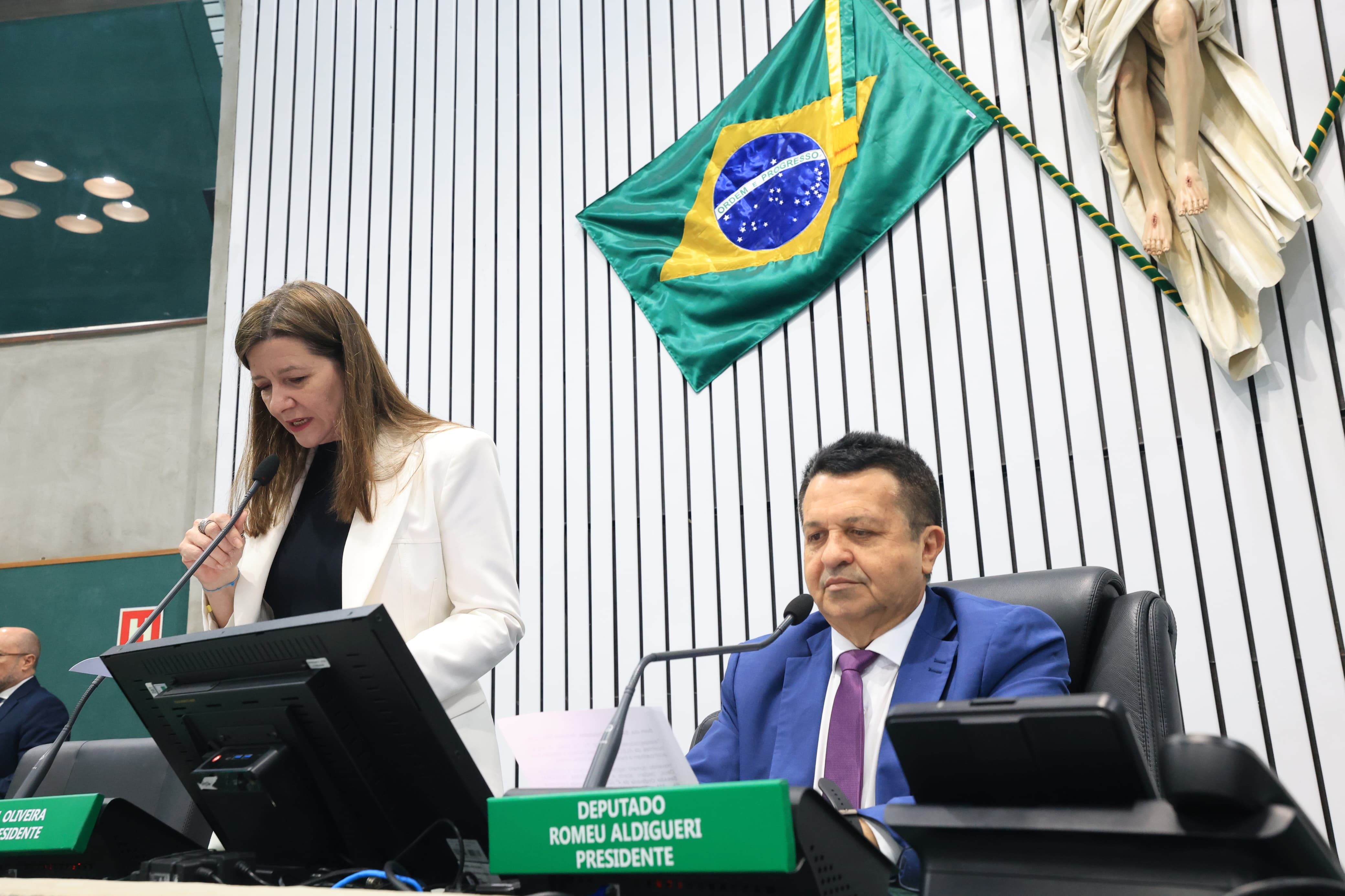 A leitura das matérias foi realizada pela deputada Lia Gomes (PSB)