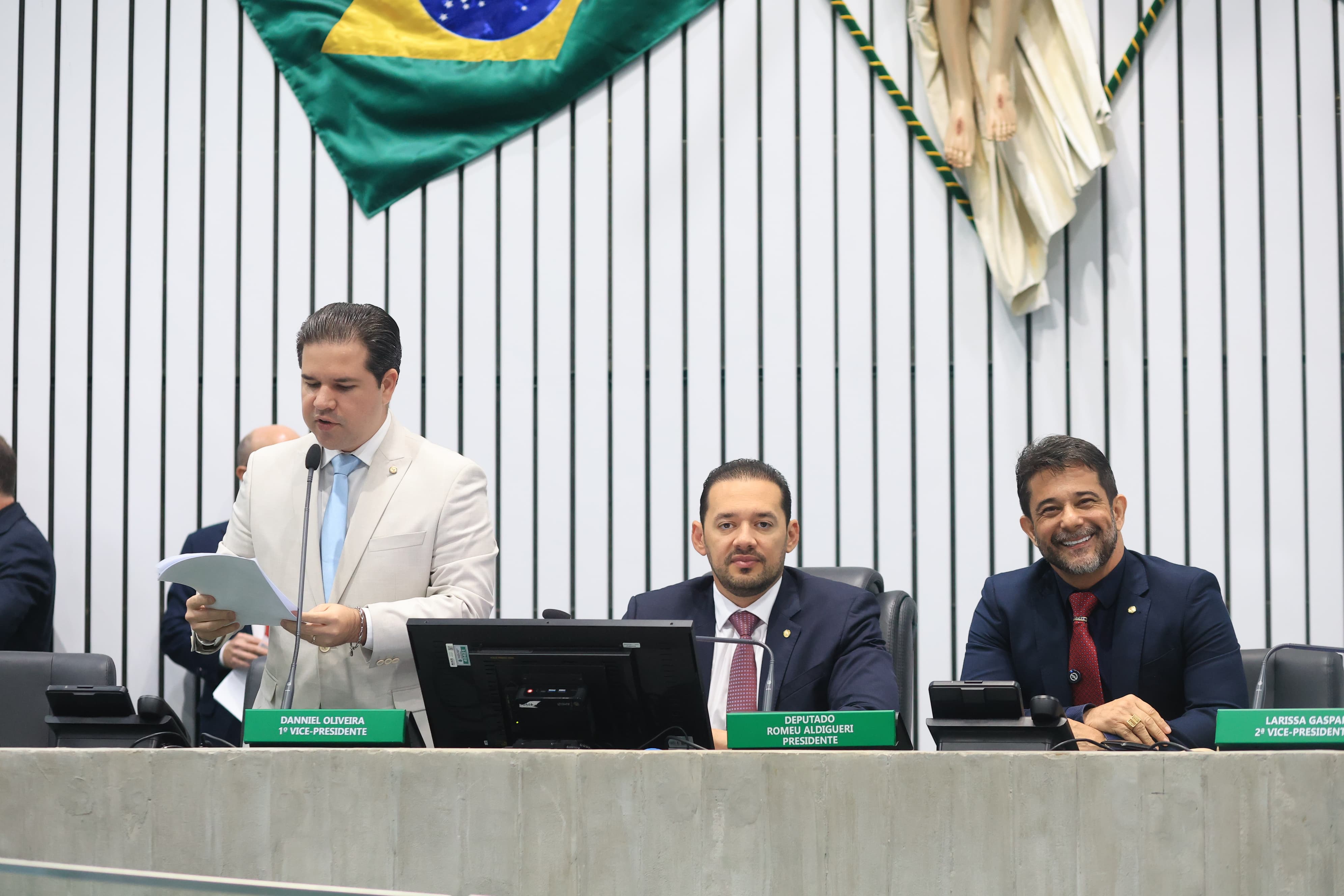 leitura das proposições foi realizada pelo deputado Bruno Pedrosa (PT)