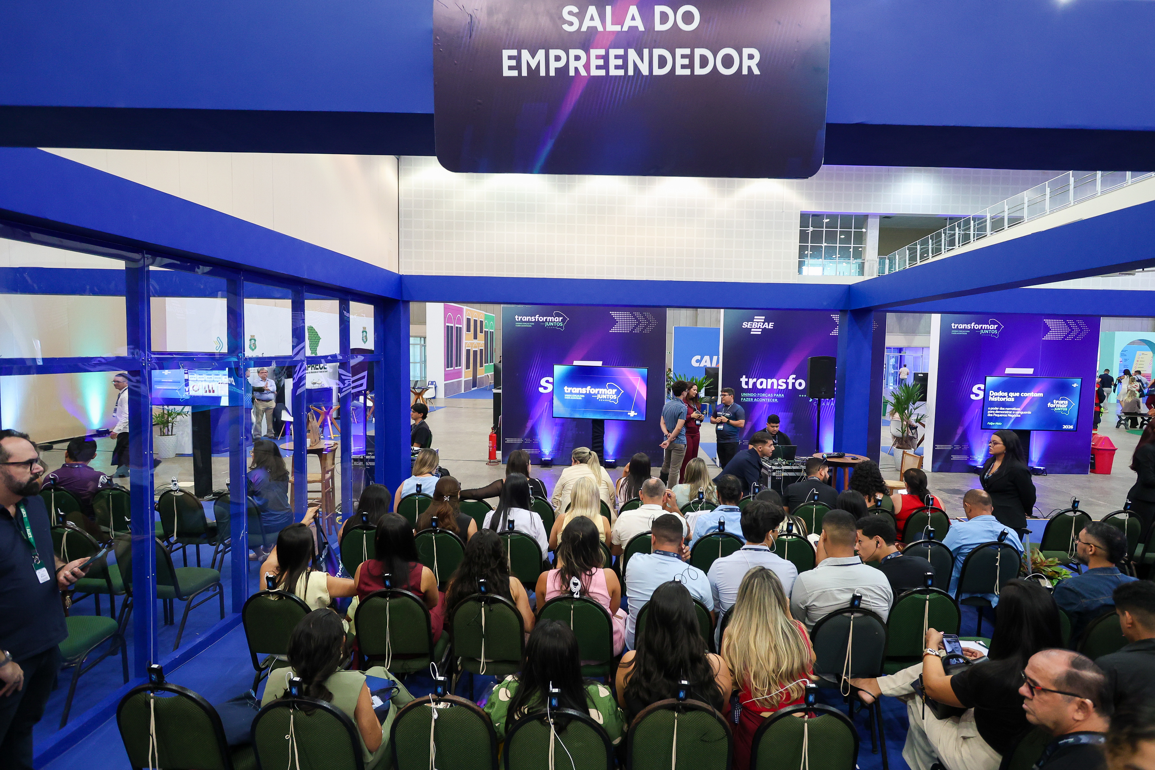 Stand da Sala do Empreendedor da Alece