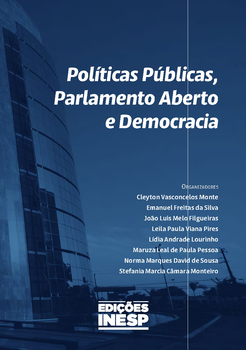 POLÍTICAS PÚBLICAS, PARLAMENTO ABERTO E DEMOCRACIA - EDIÇÕES INESP - ALECE