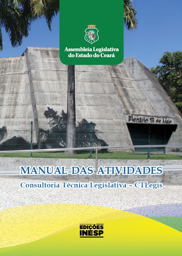 MANUAL DAS ATIVIDADES CONSULTORIA TÉCNICA LEGISLATIVA - CTLEGIS