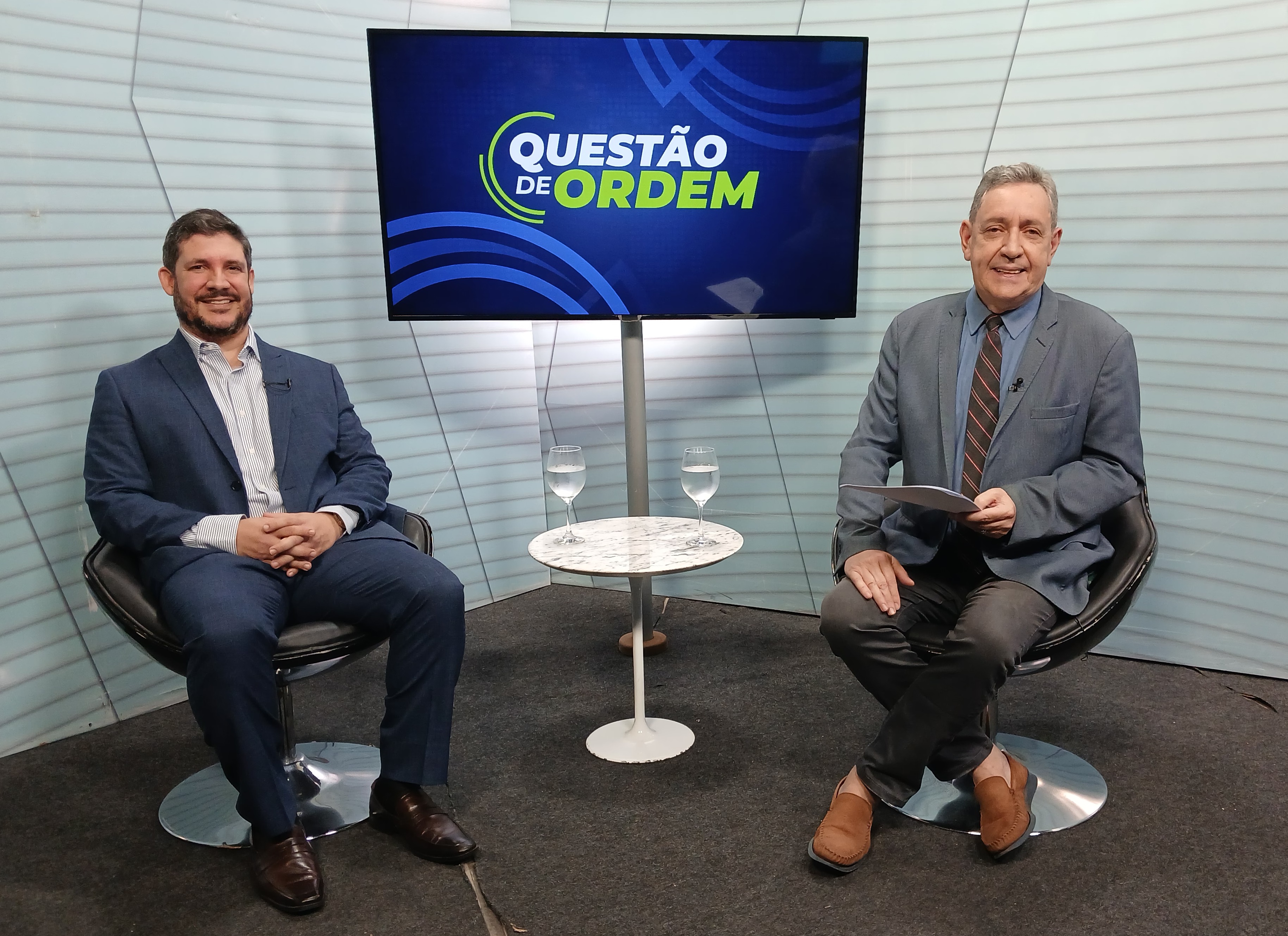 Lauro Salmito Pinheiro e Renato Abreu conversam sobre a segurança da urna eletrônica no programa Questão de Ordem.