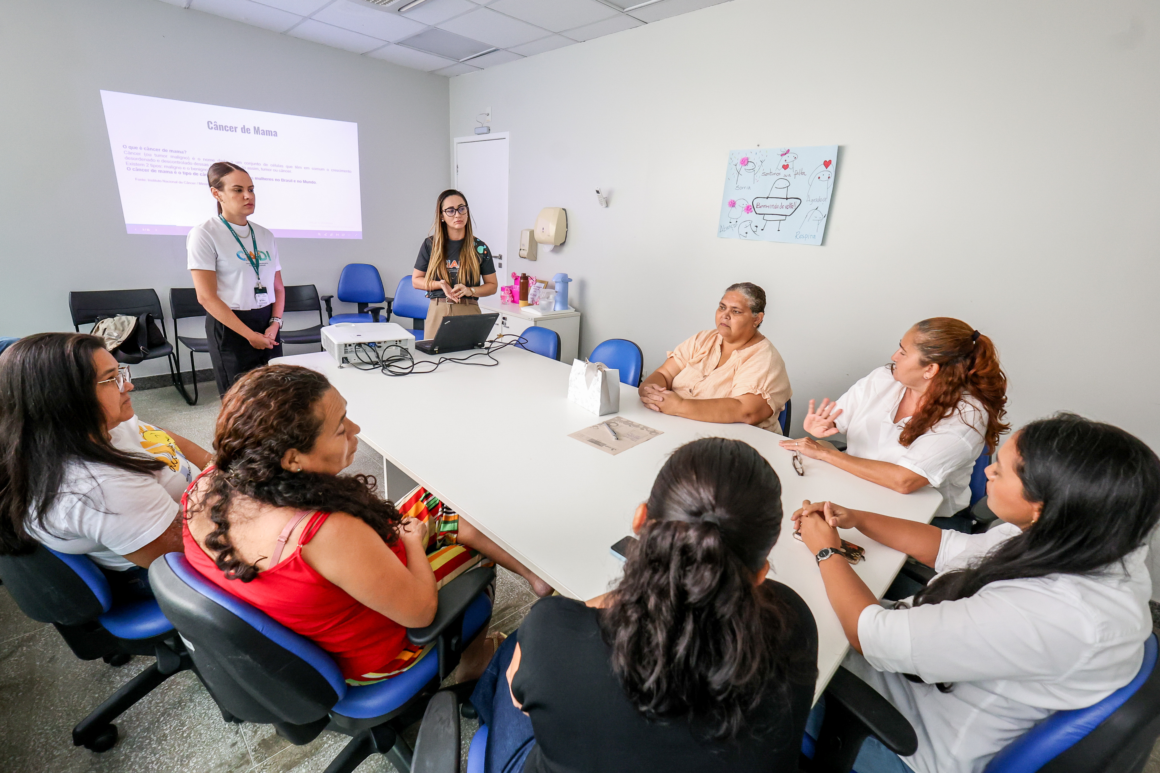 Palestra “Desmistificando o Outubro Rosa”.