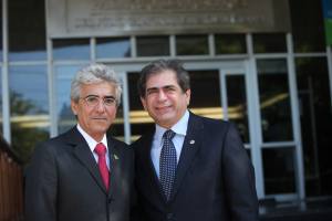 Presidente José Albuquerque e Luiz Gerardo Presidente do TJCE