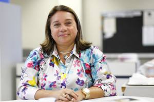 Norma David, coordenadora do departamento