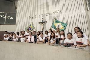 Alunos visitam a AL-CE