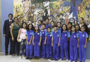 Visita dos alunos a AL-CE