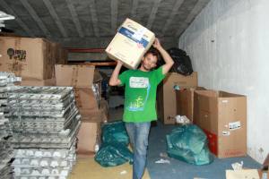 ALCE faz doação de material reciclável 