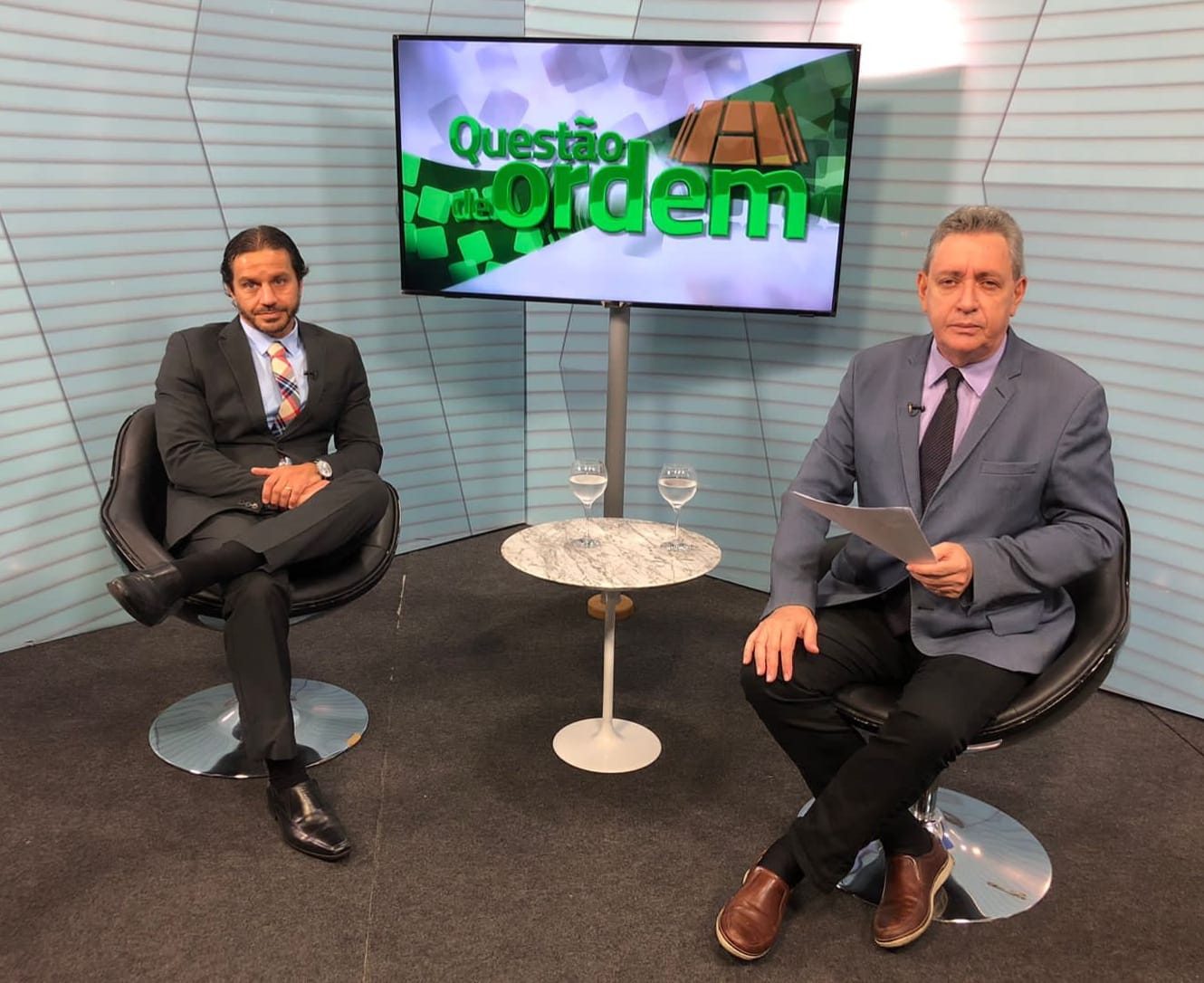 Adelito Regueira, Especialista em Direito Fiscal, e o jornalista Renato Abreu