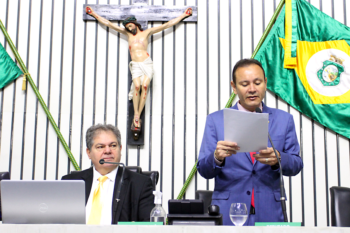 Abertura dos trabalhos da sessão legislativa desta quarta-feira