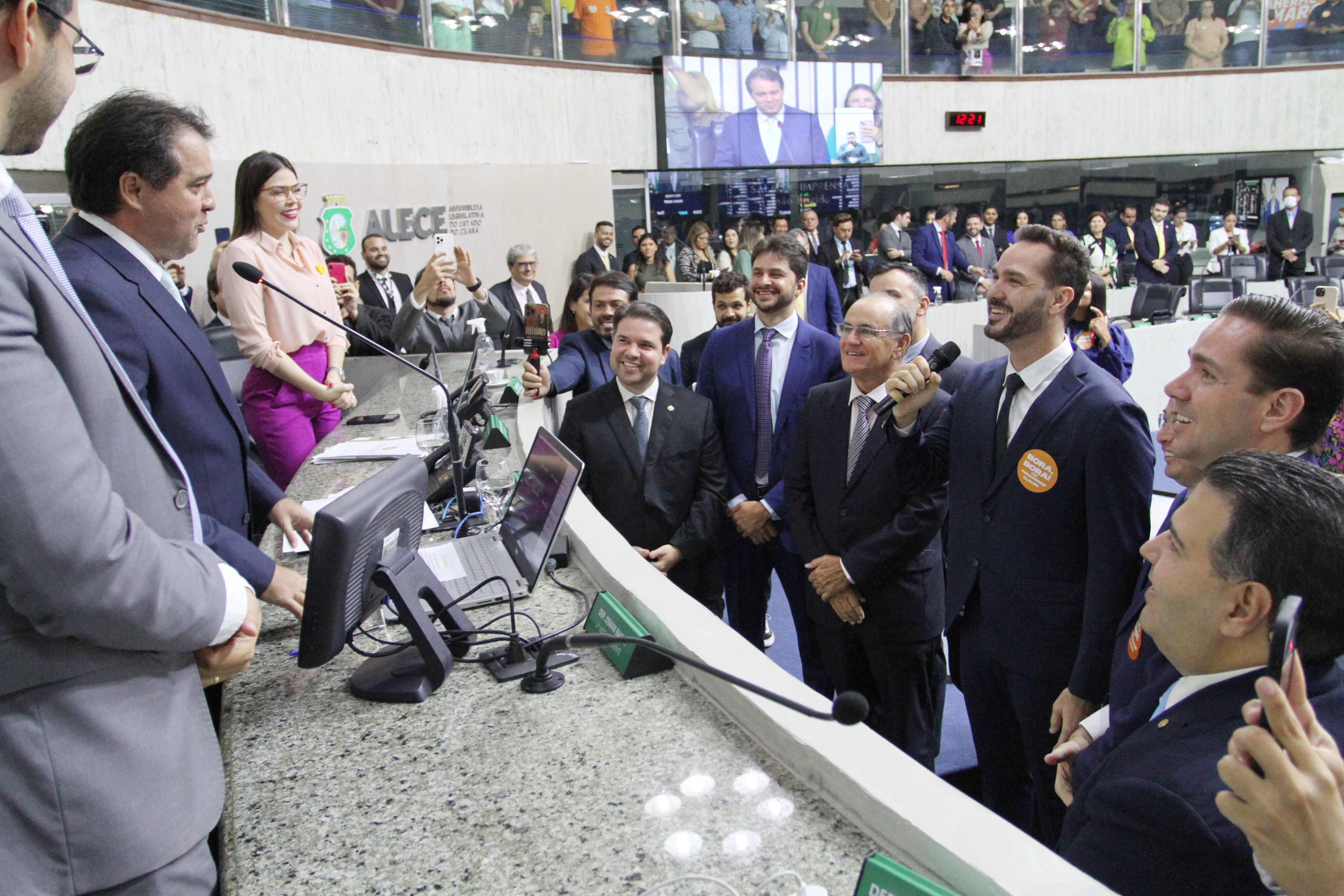 Posse do deputado suplente Guilherme Bismarck (PDT)