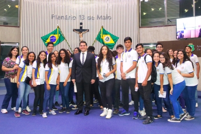 Aulunos da Escola Estadual de Ensino Médio José de Alencar