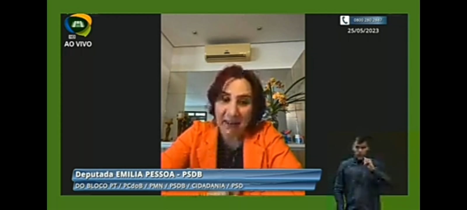 Deputada Emília Pessoa (PSDB)