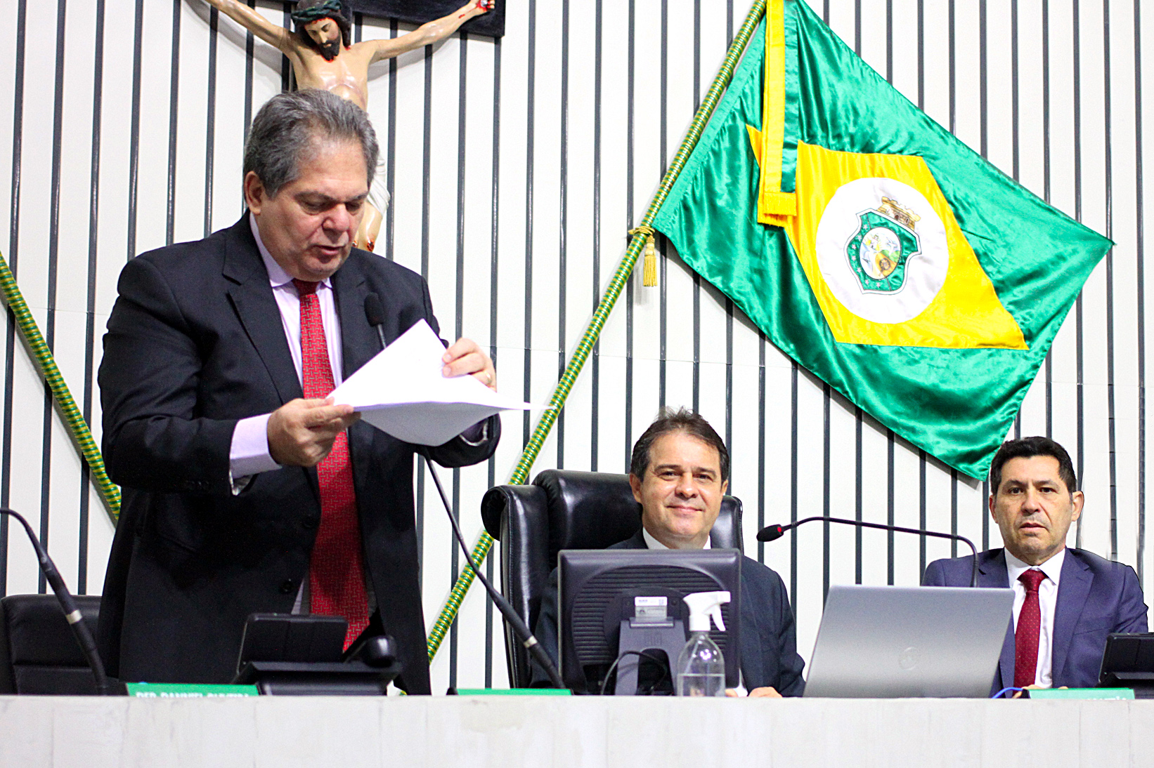 Abertura dos trabalhos da sessão legislativa desta quarta-feira