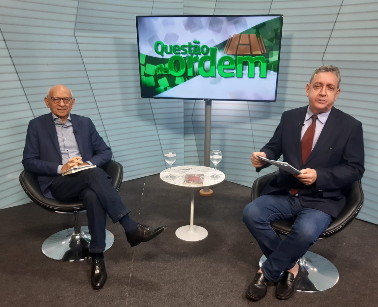 Advogado Gerson Fonteles e jornalista Renato Abreu