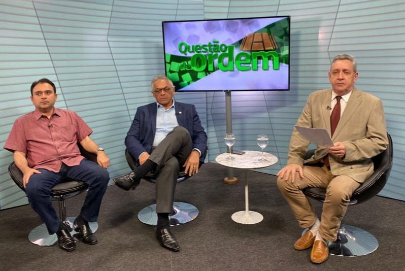 Presidente da Agace, Elano Damasceno; presidente da ESG-OAB/CE, Jackes Araújo e jornalista Renato Abreu