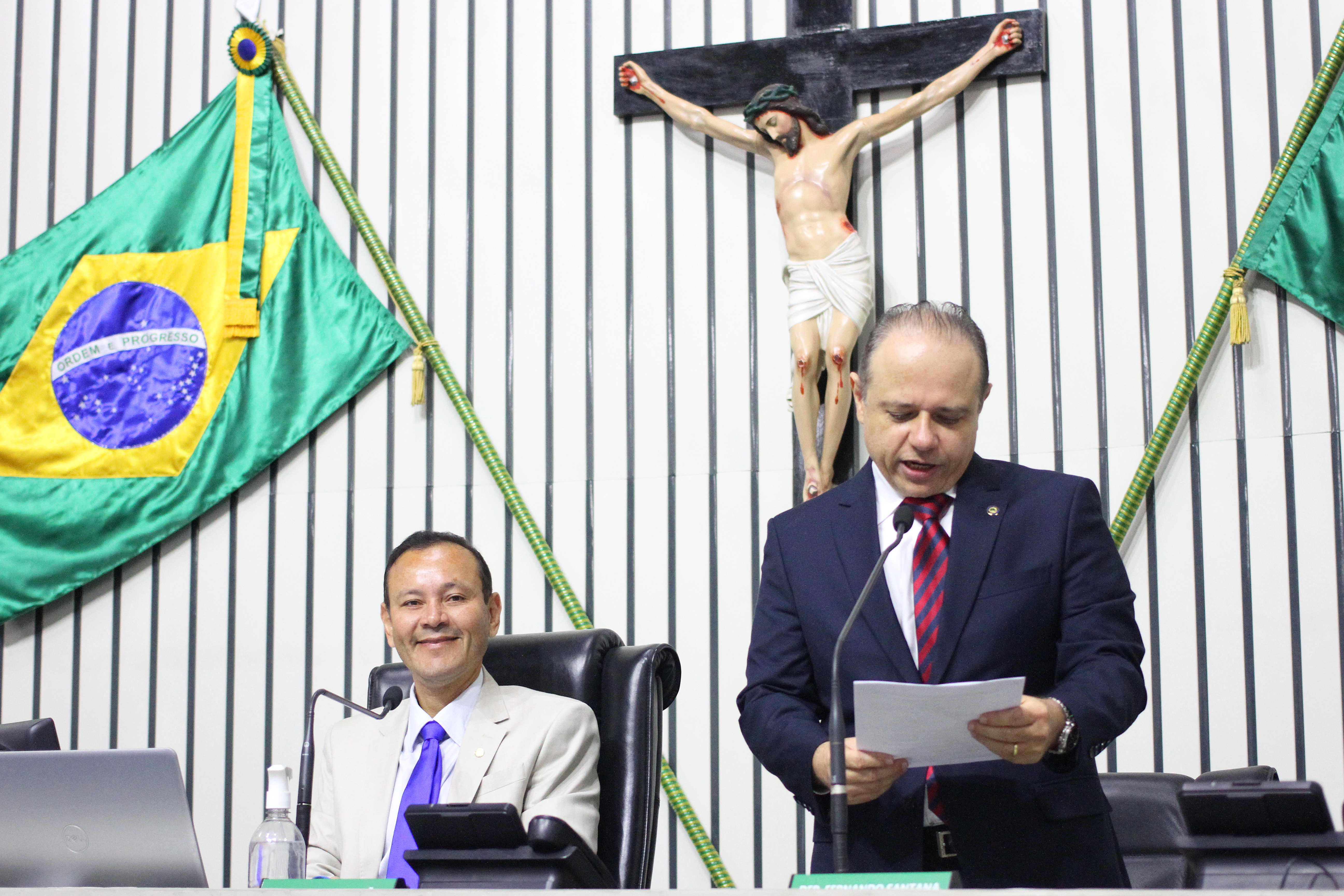 Abertura dos trabalhos da sessão legislativa desta terça-feira