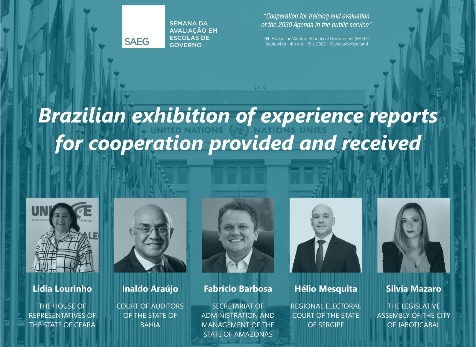 Diretora acadêmica da Unipace, Lídia Lourinho, participa do evento em Genebra.