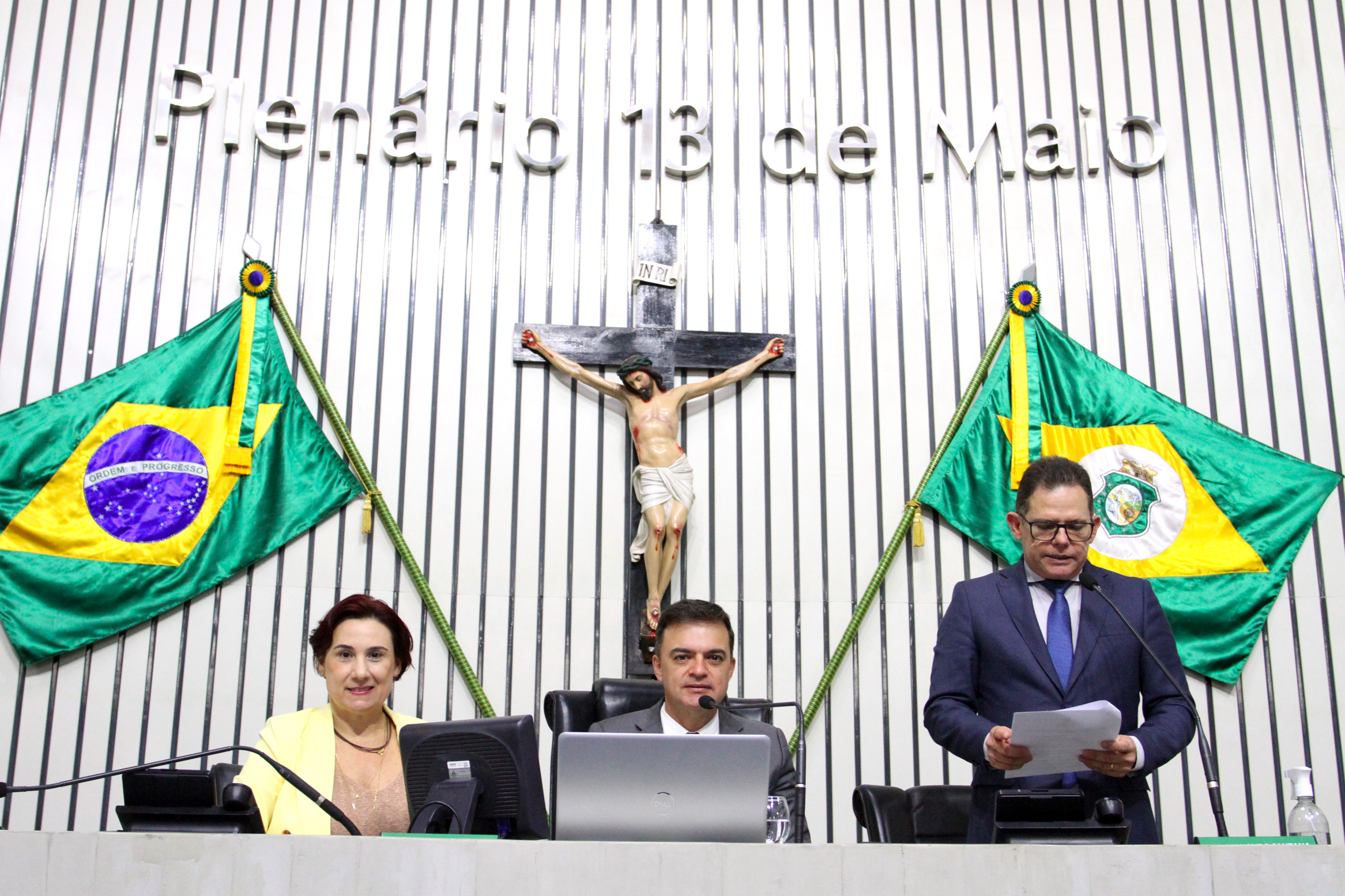 Abertura dos trabalhos da sessão legislativa desta quinta-feira