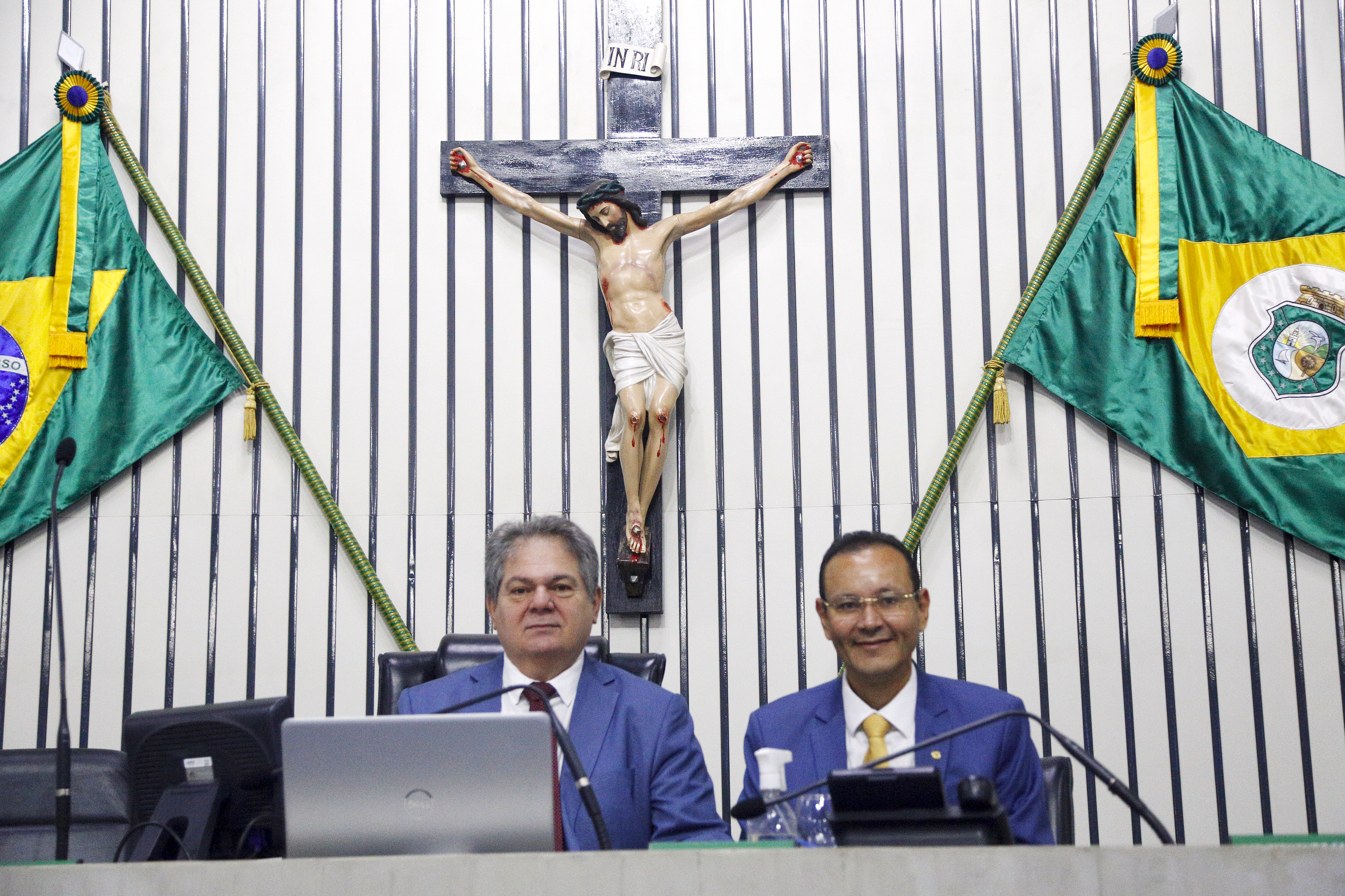 Deputados Osmar Baquit (PDT) e Stuart Castro (Avante)